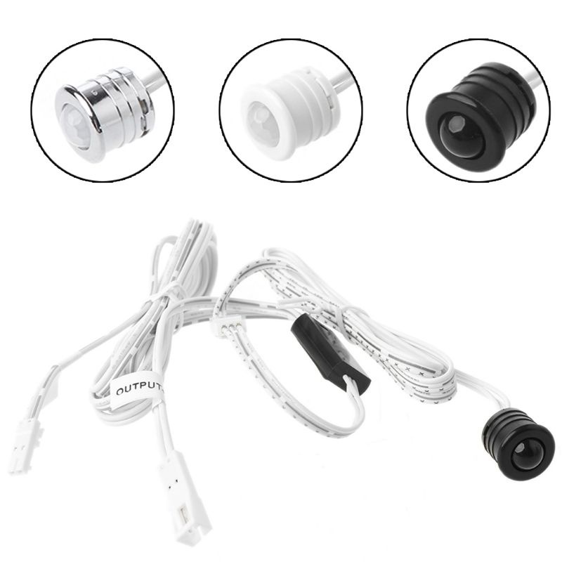 Công Tắc Cảm Biến Chuyển Động Hồng Ngoại Gắn Tường DC 12V 24V 5A