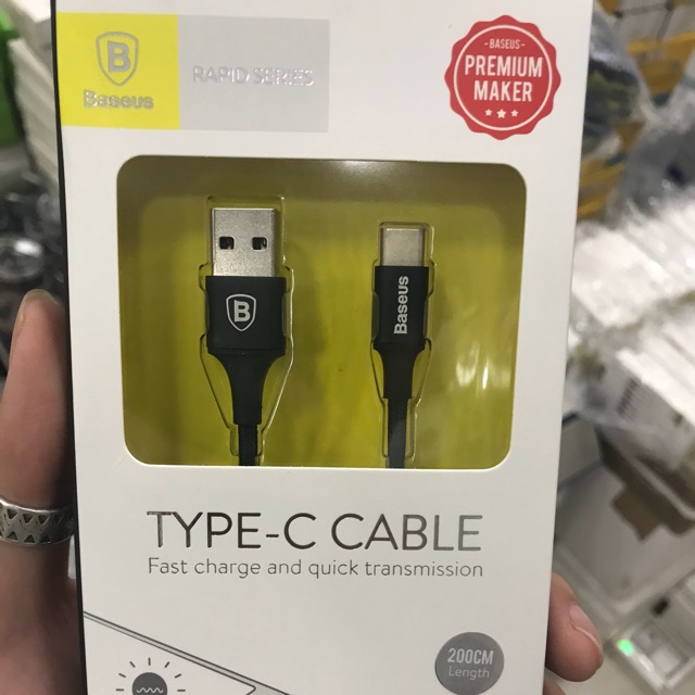 Cáp sạc Type C ngắn 25cm