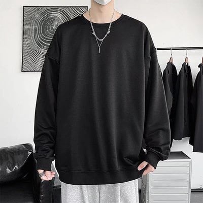 Áo Thun Nam - Áo Nỉ Sweat Unisex Nam Nữ Chất Nỉ Cotton Phong Cách Hàn Quốc - MV shop | BigBuy360 - bigbuy360.vn