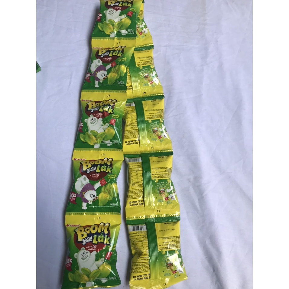 Kẹo Dẻo Boom Jelly Lắk Orion Vị Xoài Lắc Muối Ớt