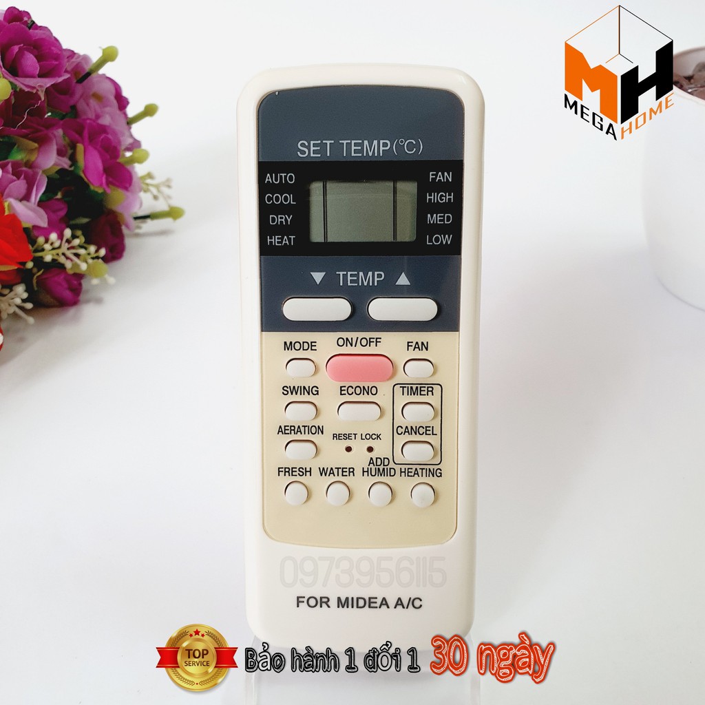 Điều khiển điều hòa MEDIA - Remote máy lạnh Media hàng loại 1 bảo hành đổi trả 30 ngày