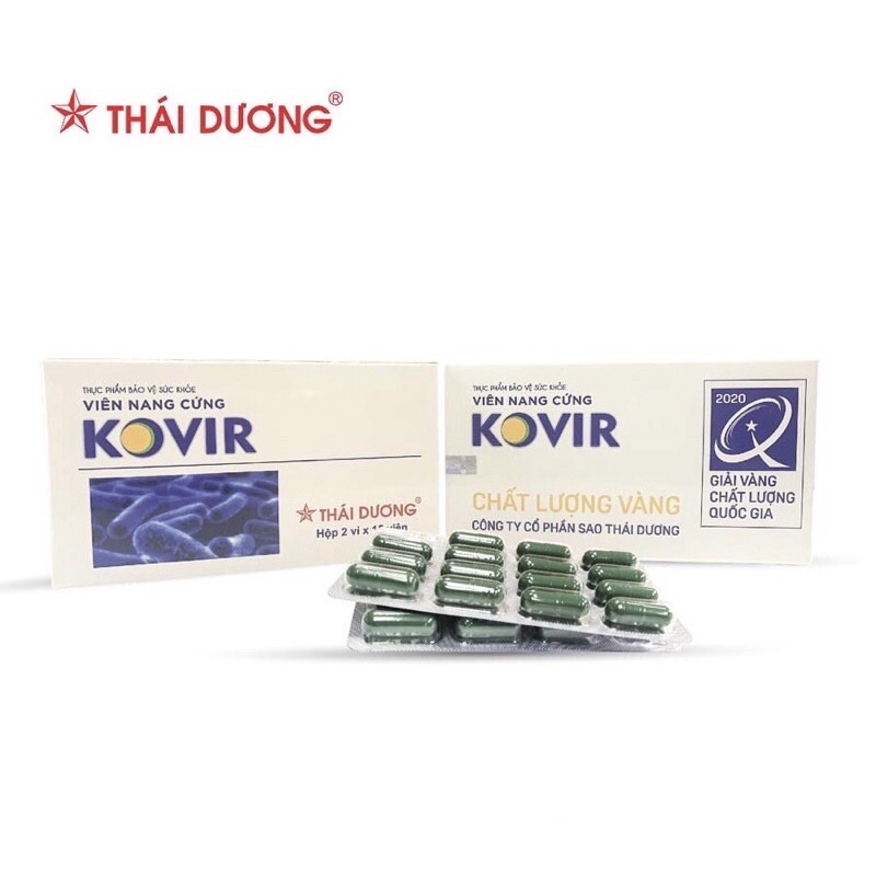 [CHÍNH HÃNG] viên uống KOVIR - bổ sung kháng thể , tăng cường đề kháng - Sao Thái Dương