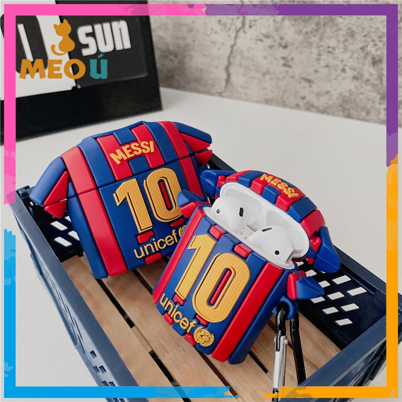 [Mã ELORDER5 giảm 10K đơn 20K] Case Airpods Messi cho AirPods 1/2/Pro - airpod case