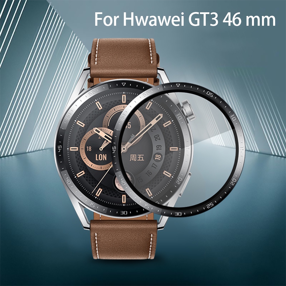 Ốp Sợi Thủy Tinh Mềm Bảo Vệ Màn Hình Đồng Hồ Huawei Watch 3 Pro GT 2 GT3 42/46MM GT2e GT2 Pro