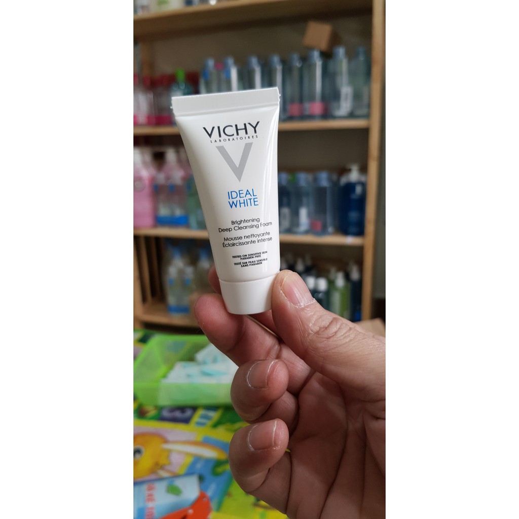 Sữa Rửa Mặt Tạo Bọt Làm Sáng Da Vichy Ideal White 15ml