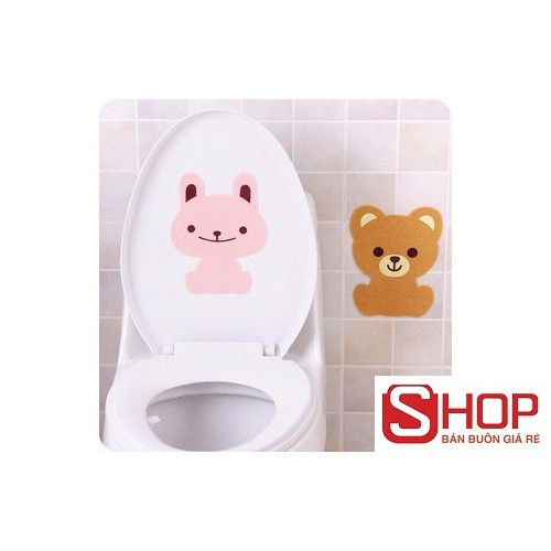 MIẾNG DÁN KHỬ MÙI TOILET THAN HOẠT TÍNH HÌNH THÚ ( TỔNG KHO GIA DỤNG GIÁ RẺ )