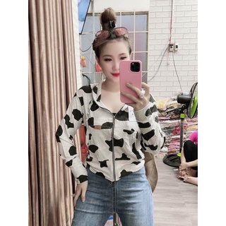 Áo Khoác Bò Sữa Siêu Hot