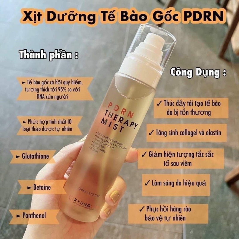 Xịt Khoáng Tế Bào Gốc Kyung Lab PDRN Therapy Mist