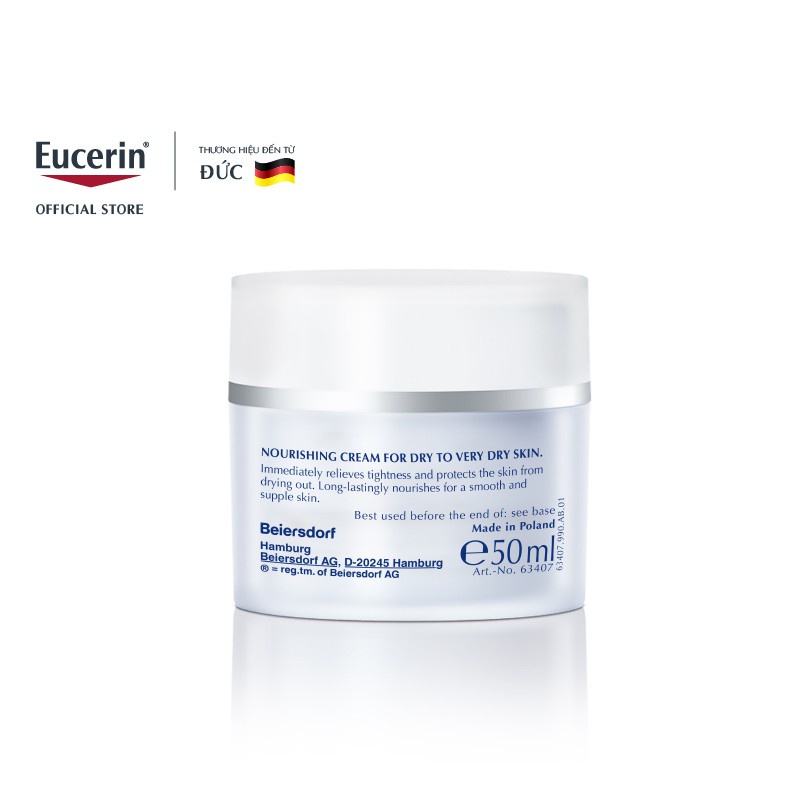 Kem Dưỡng Ẩm Eucerin Lipo Balance Cho Da Khô, Da Nhạy Cảm - Bác Sĩ Nghĩa