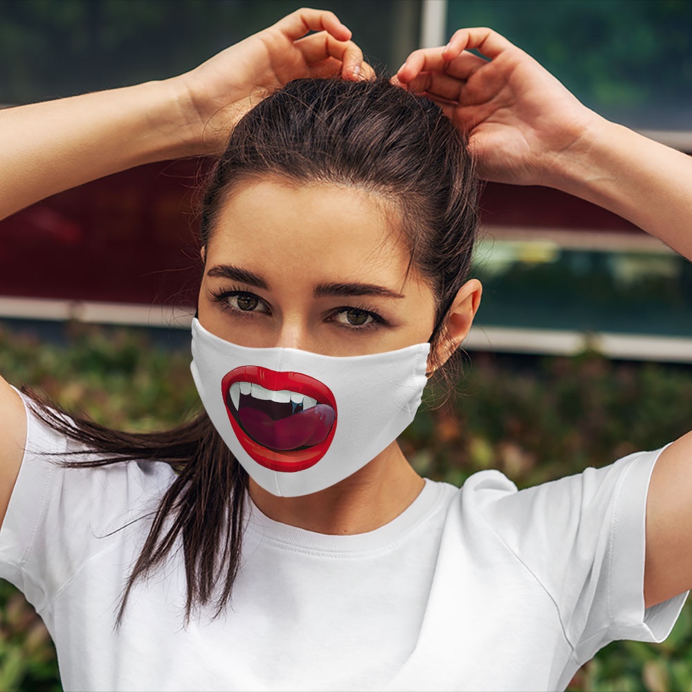 khẩu trang vải đen hà nội Mặt Người_1348 CARTWELL vải poly cotton 100%, ngăn bụi mịn, kháng khuẩn, 2021 bảo vệ toàn diện