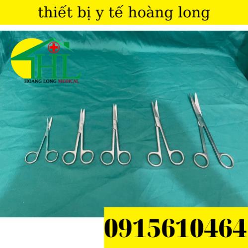 Kéo Y Tế Cong Nhọn 2 Đầu 20cm - Pakistan