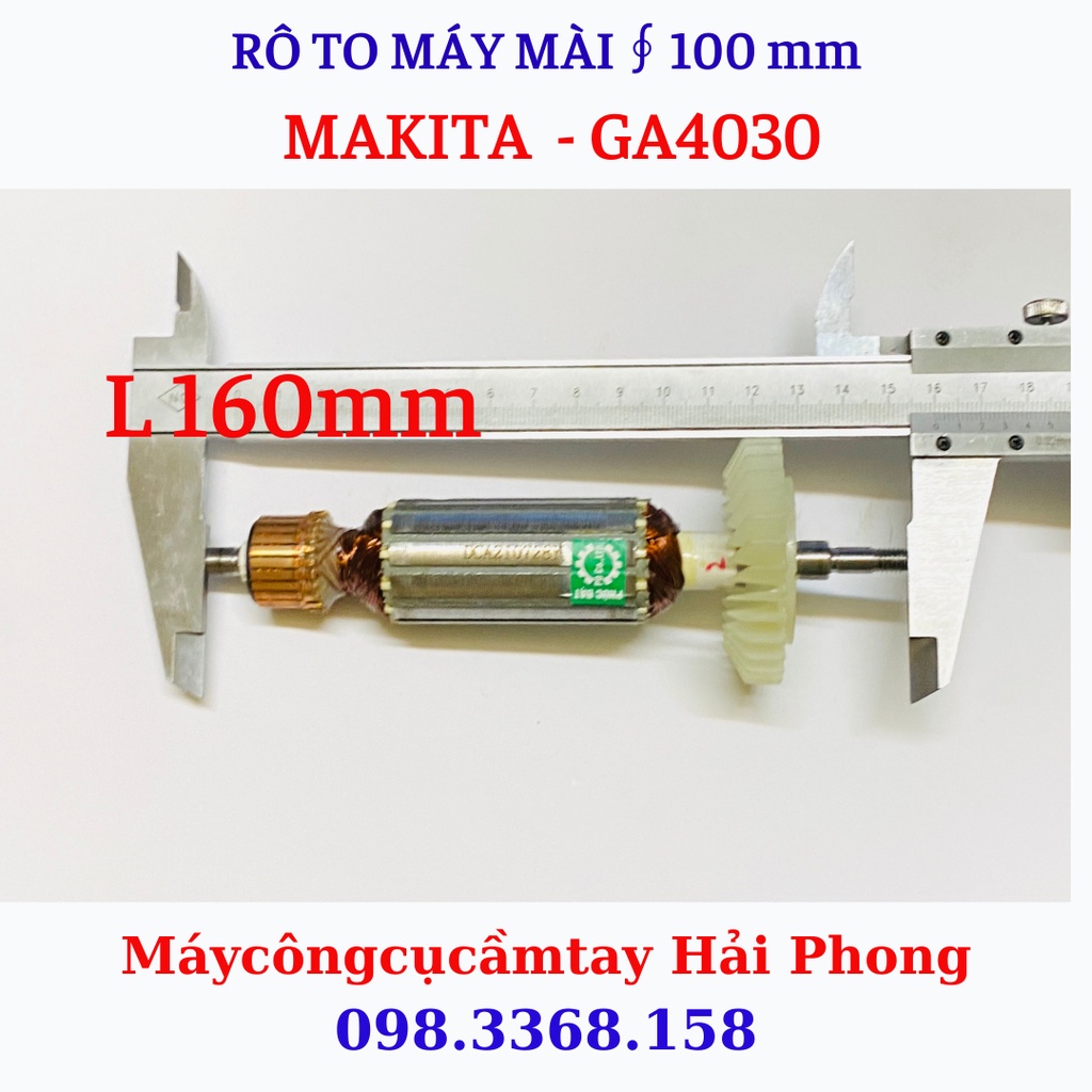 Rô to máy mài Ma.ki,ta - mod.GA4030 / 4530 dùng chung  220V~720W . Stator mài GA4030