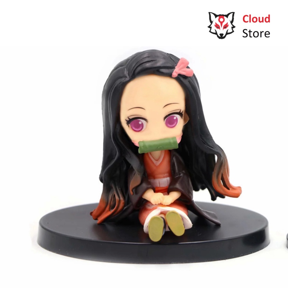 Kimetsu No Yaiba, mô hình thanh gươm diệt quỷ CLOUD STORE Tanjirou, Nezuko, Zenitsu, Giyuu, figure anime chính hãng