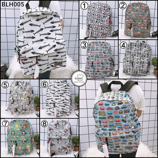 Balo họa tiết dây kéo nhỏ thời trang Life Spirit Thái Lan BLH005 | Shopee Việt Nam