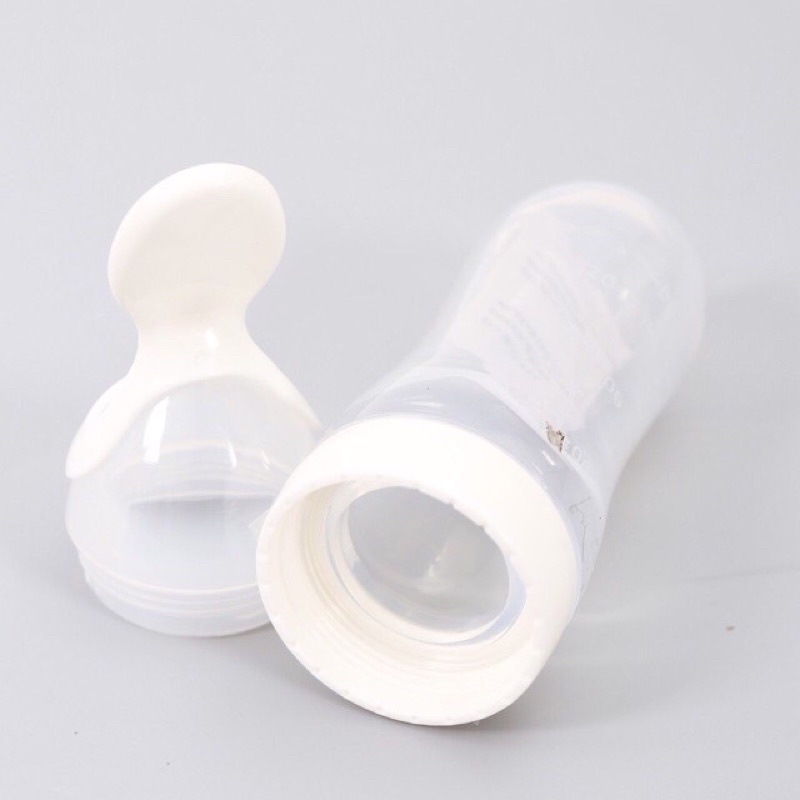 Bình thìa silicon,bình sữa thìa ăn dặm cho bé