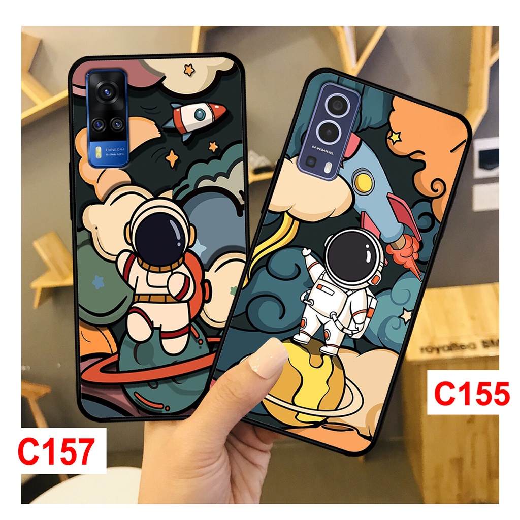 Ốp lưng Vivo Y53s - Y51 - Y72 5G in hình phi hành gia , vũ trụ ngân hà . ốp lưng vivo rẻ bền đẹp.