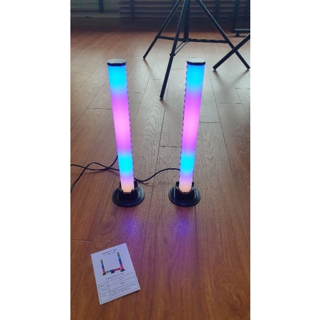 Thanh led Symphony Light nháy theo nhạc , hỗ trợ app (1 cặp -2 cái) D18-RGB