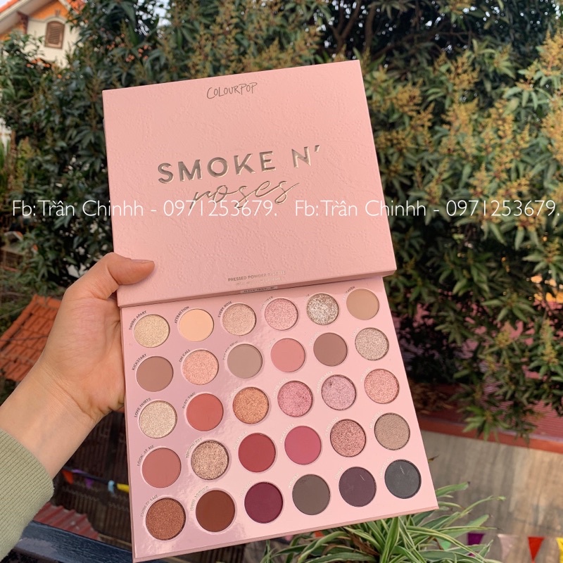 Có sẵn - Bảng phấn mắt Colourpop Smoke N Roses EyeShadow Palette