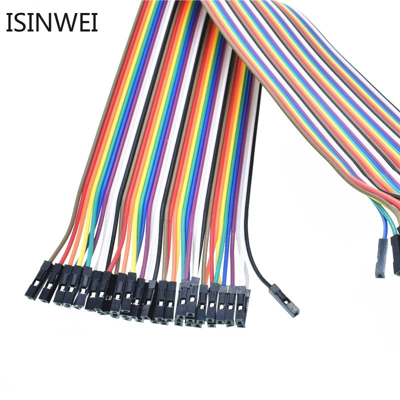 Bộ 40 dây cáp điện 2.54mm 30cm 1pin 1p-1p chất lượng cao