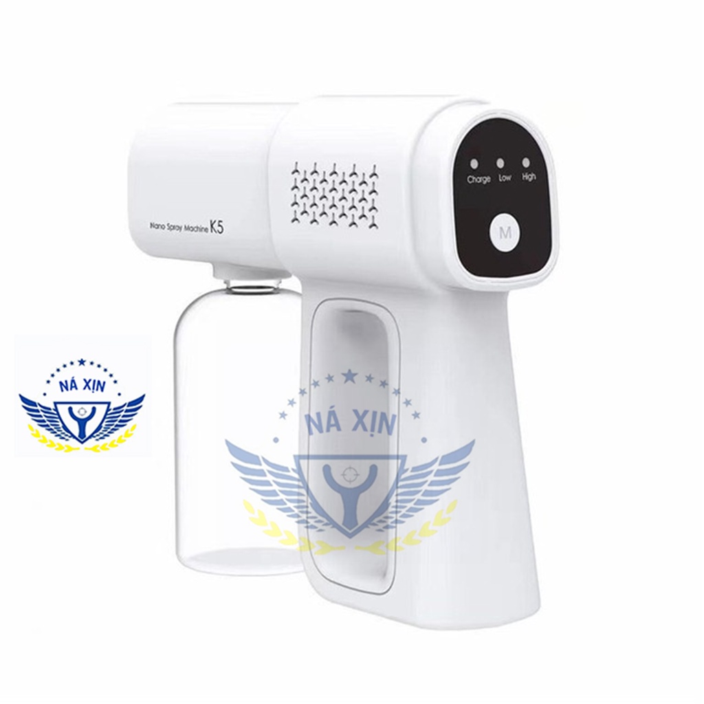 [ Siêu Tiện Lợi ] Máy xịt khuẩn K5 PRO 8 tia, Máy khử khuẩn nano phun cồn diệt khuẩn, tiết kiệm an toàn, dễ sử dụng