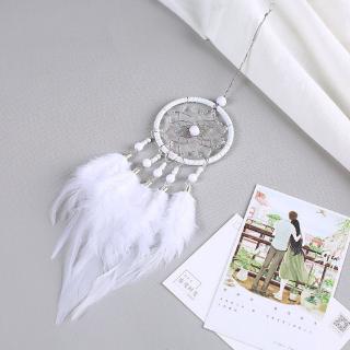 Dreamcatcher đính lông vũ trang trí