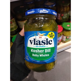 Dưa Chuột Nguyên Quả Muối Thì Là Kosher Dill Whole hiệu Vlasic 473ml