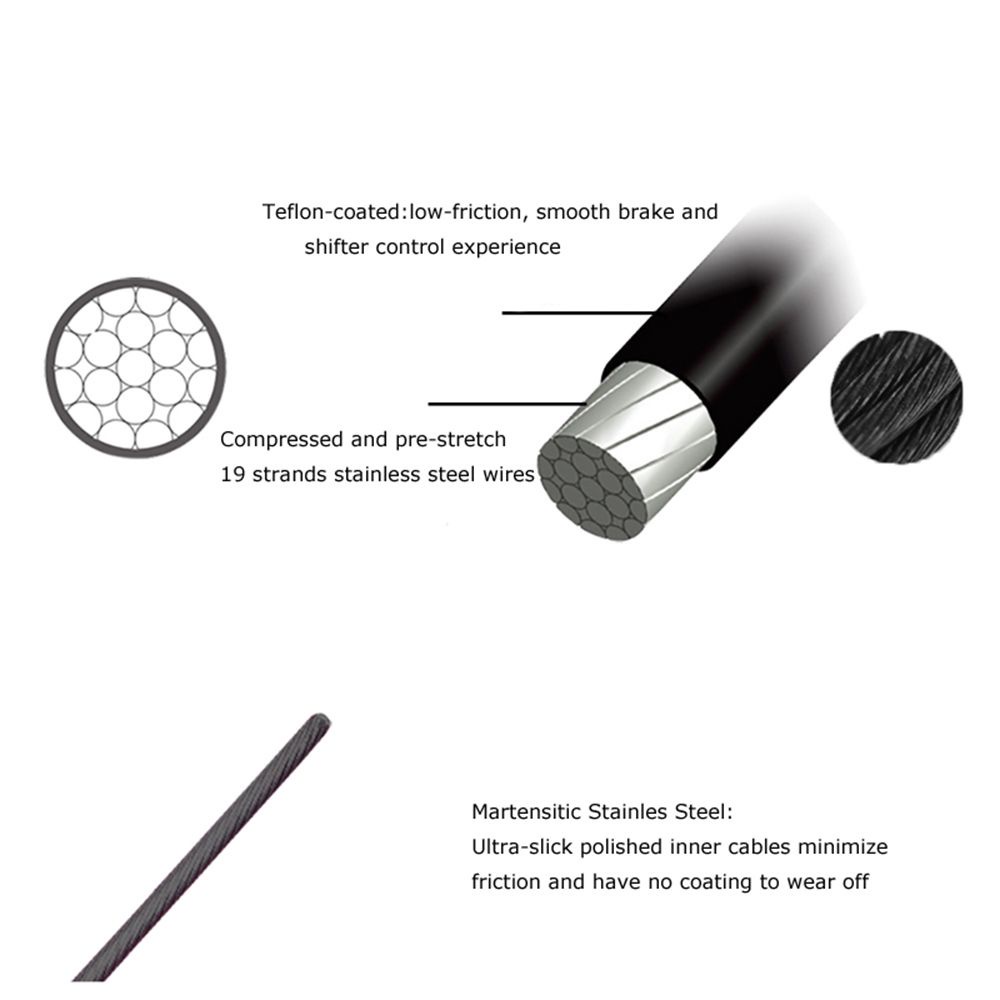 Dây Phanh Lõi Bằng Thép Không Gỉ Cho Xe Đạp