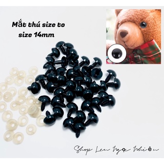 1 đôi Mắt thú vặn lẻ size ,kèm chốt