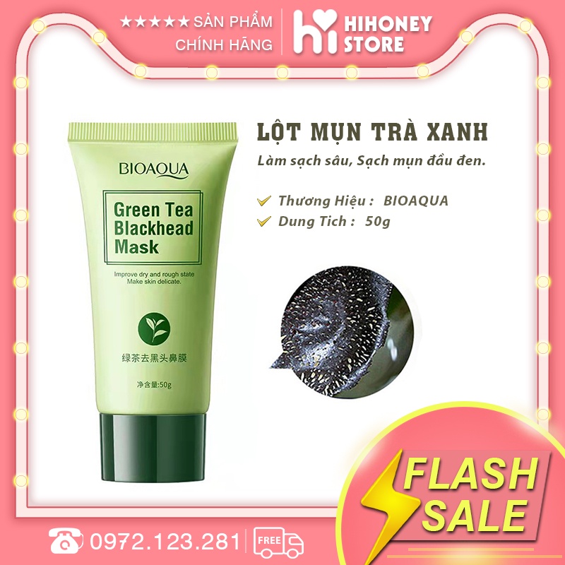 [Hàng mới]  Lột mụn trà xanh nguyên chất  thiên nhiên, hút sạch bụi bẩn, dầu thừa và mụn cám