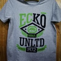 Áo ecko xanh 2 màu y hình 0107