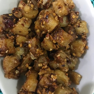 Tép mỡ sên mắm tỏi