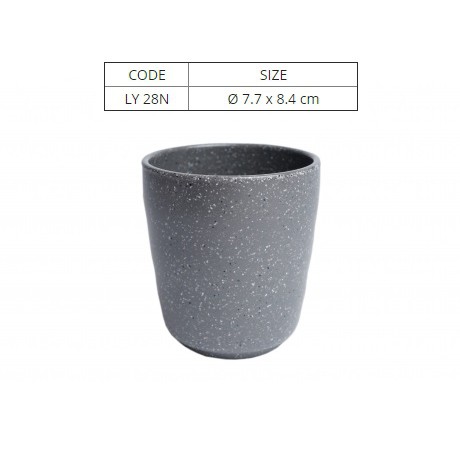 Ly Nhựa Melamine Nhám Xám