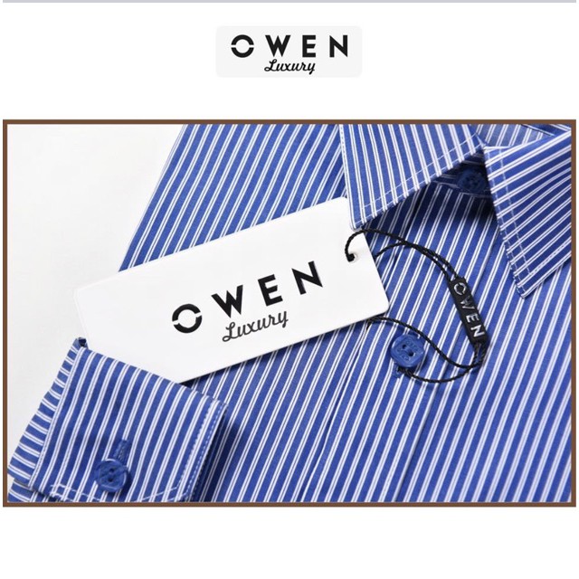 Xả 12.12 10.10 . OWEN LUXURY - Áo sơ mi dài tay Owen dòng cao cấp 91067 Cực Đẹp . . . ' ' ' hot "