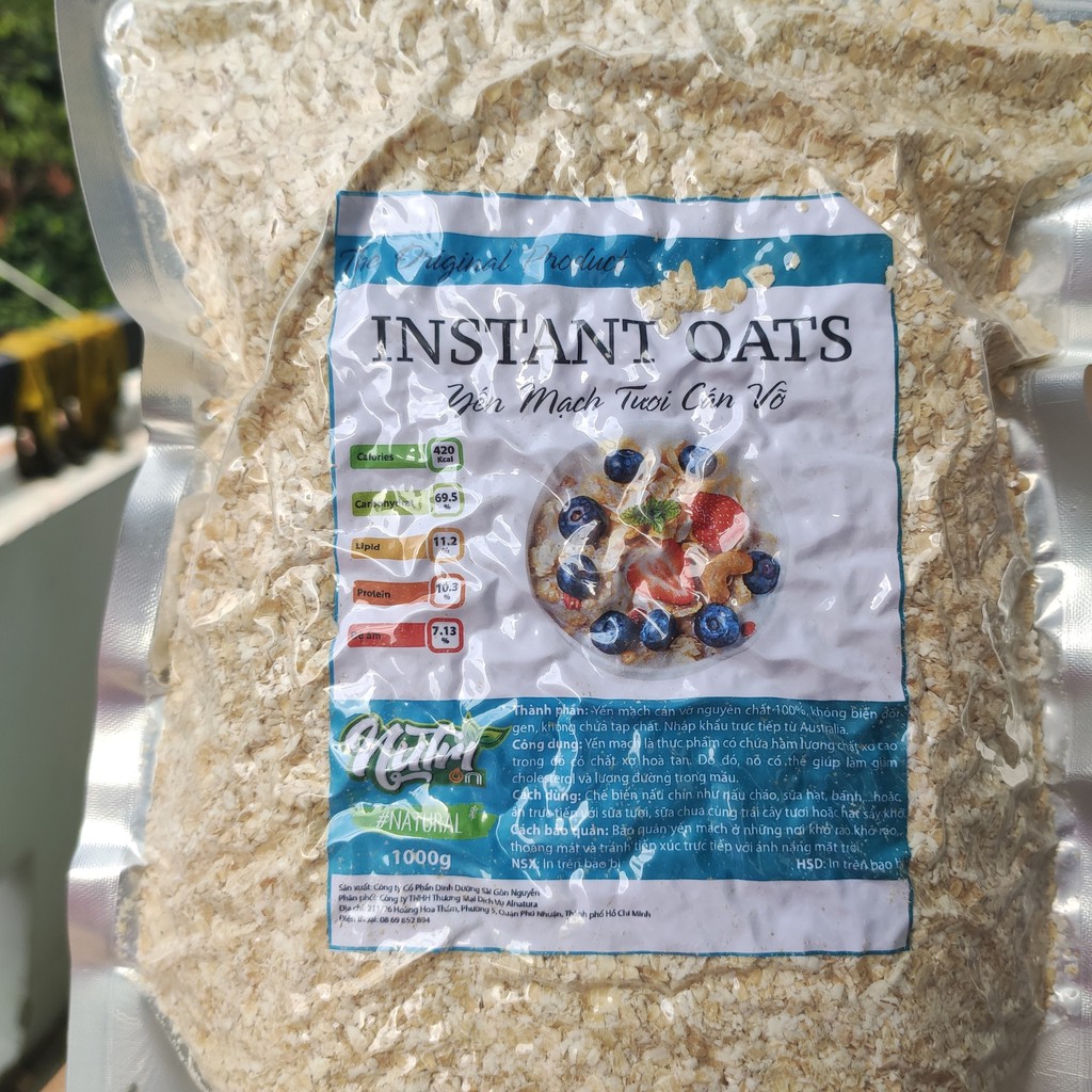 Yến mạch Úc 1000gr yến mạch Nutrition tươi ăn kiêng giảm cân hiệu quả, tốt cho sức khỏe của bạn