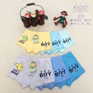 [12-24kg] COMBO 5 QUẦN LÓT ĐÙI BÉ TRAI 8631