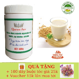 Mầm đậu nành nguyên xơ cao cấp 500g tăng vòng 1 một💝 bột mầm đậu nành tăng cường nội tiết tố nữ