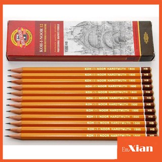 [GIÁ SIÊU HÓT] Bút Chì Tiệp KOH I NOOR 1500 Chính Hãng-HỌA SỸ CHUYÊN DÙNG-Nhiều Độ Đậm Khác Nhau (B13)