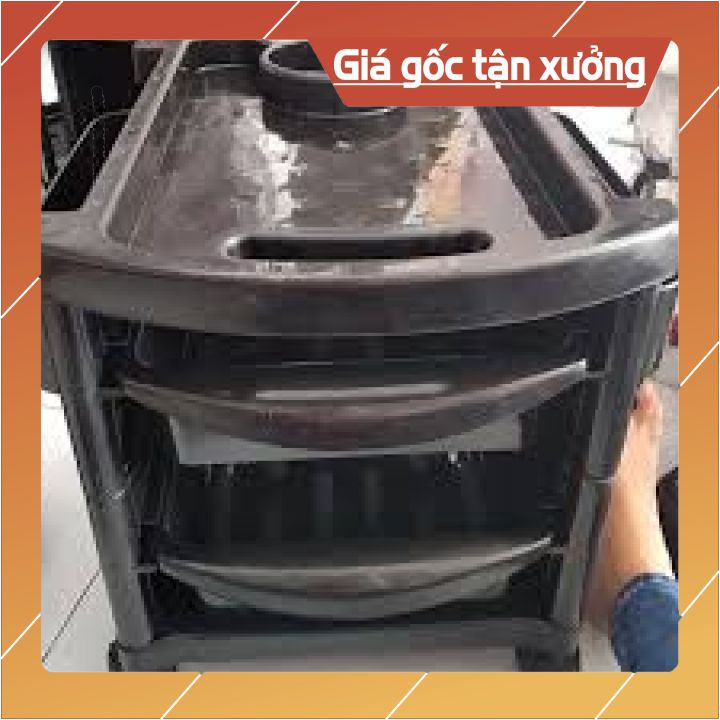 Xe đẩy nail spa 3 tầng nhựa đen, có bánh xe💥FREESHIP💥đựng đồ nail dụng cụ nail, xe đẩy nhỏ gọn, xinh xắn siêu bền đẹp  🤩