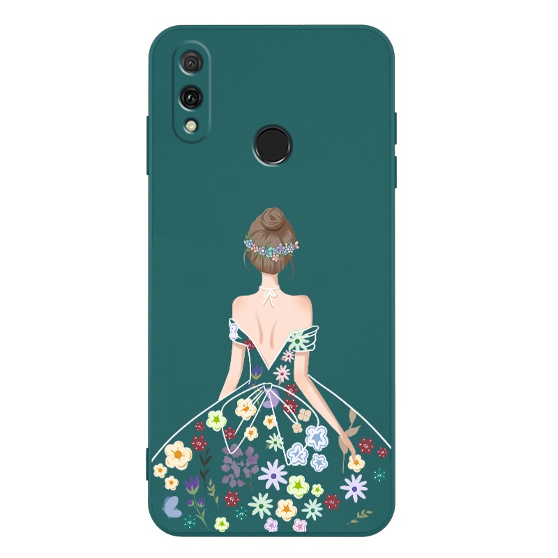 Ốp Điện Thoại TPU Silicon Mềm Họa Tiết Hoa Có Dây Đeo Cho huawei y7 prime 2019 y7 2019 y6 2019 y6s y6 pro 2019 y6 2019 y7 pro