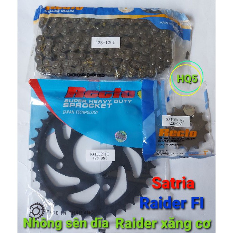 Nhông sên dĩa Raider/Satria/Raider FI Recto, t