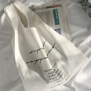 Túi tote vải mềm phong cách ulzzang