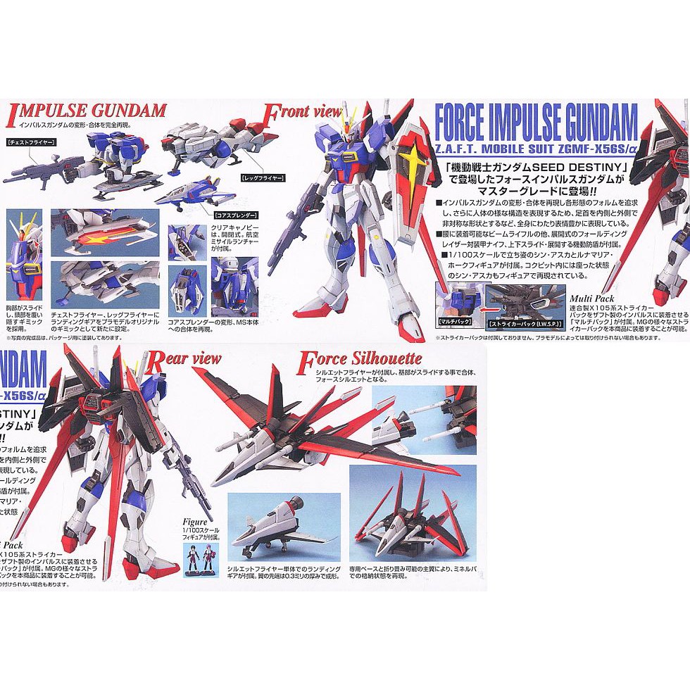 Mô hình lắp ráp ZGMF-X56S Force Impulse Gundam  Model Kit