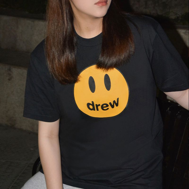 [Mã SRBACK010912 hoàn 20K xu đơn 50K] Áo thun nam nữ tay lỡ Drew. Áo thun phong cách Unisex. Cá tính và thời thượng. | BigBuy360 - bigbuy360.vn