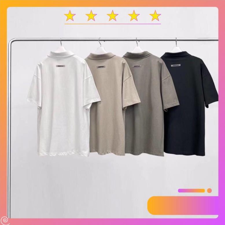 ⚡️ - Áo polo FOG ESSENTIALS ss20 Black full tag túi, áo polo fear of god lỗi 1 đổi 1