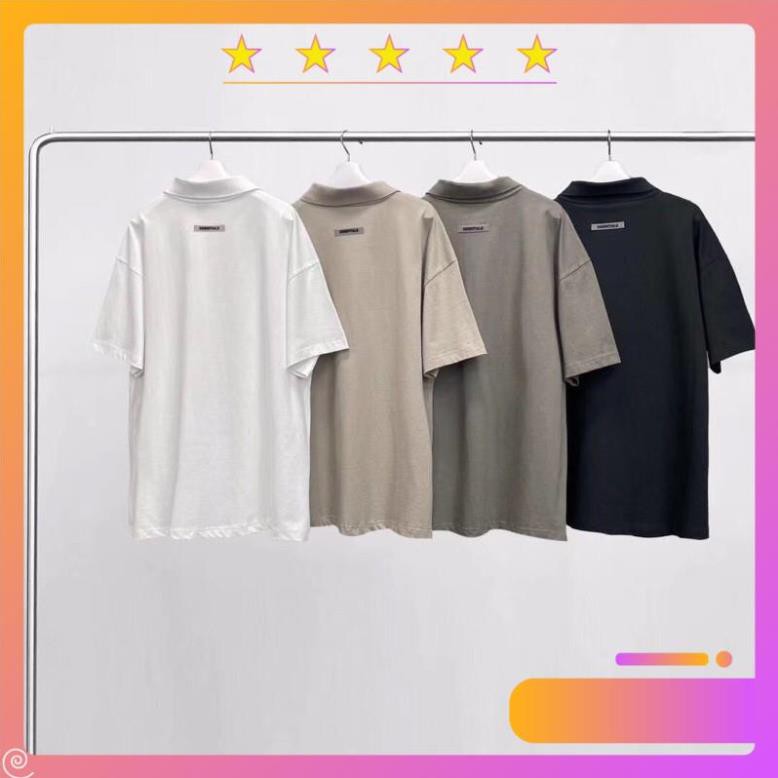 ⚡️[CHỈ 1 NGÀY] - Áo polo FOG ESSENTIALS ss20 Black full tag túi, áo polo fear of god lỗi 1 đổi 1