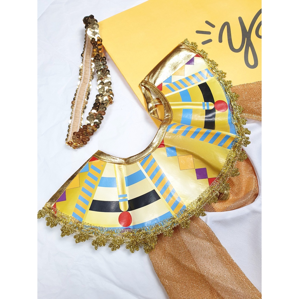 Đồ hóa trang trẻ em - Váy Nữ Hoàng Ai cập | Egypt Queen Dress - G0231 - Yay
