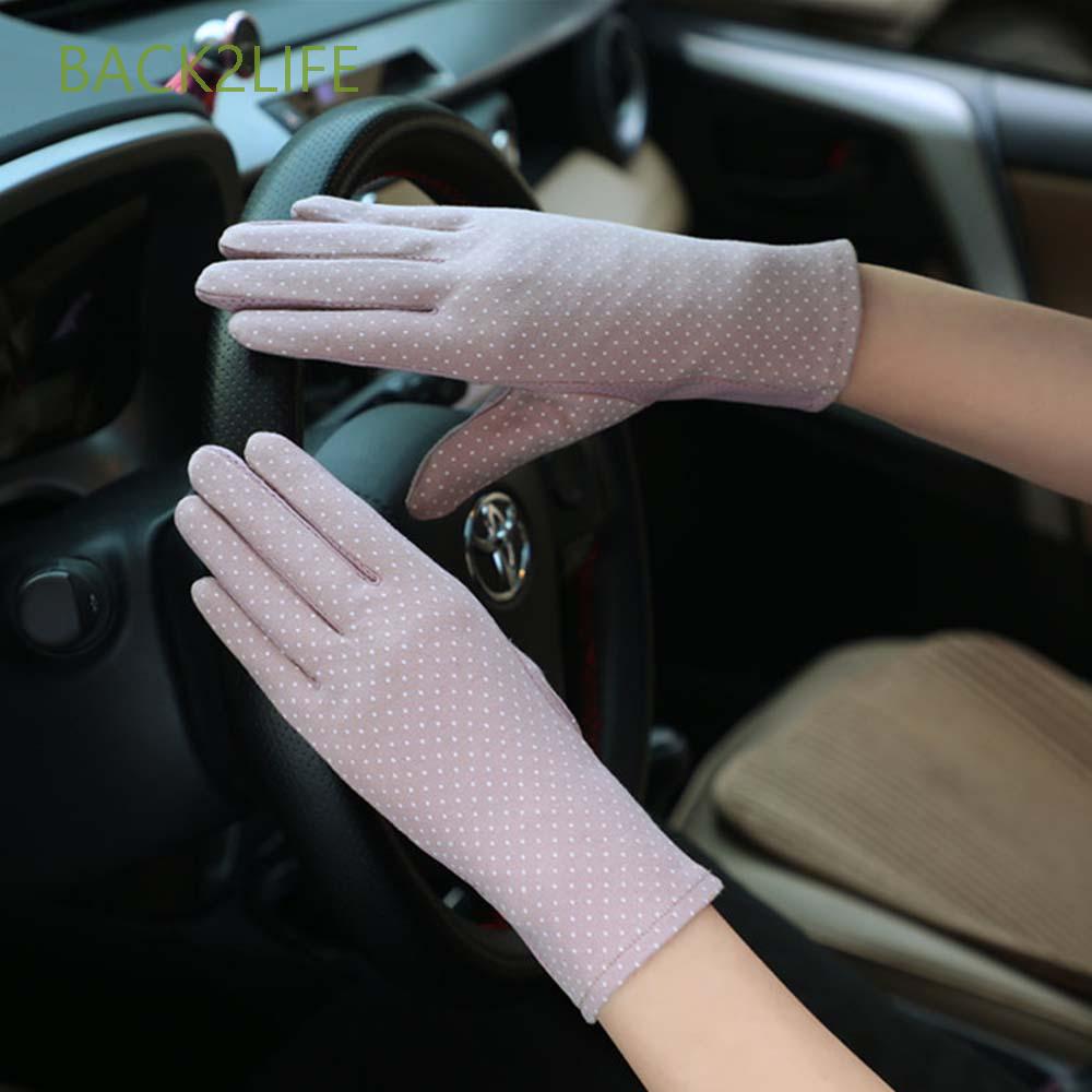 Găng Tay Chống Nắng Họa Tiết Chấm Bi Thời Trang Cho Nữ Back2Life