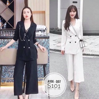 Set vest bigsize công sở cá tính