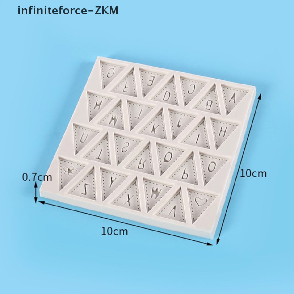 Khuôn Silicone Tạo Hình Làm Bánh Kẹo Hình 26 Chữ Cái Tiếng Anh