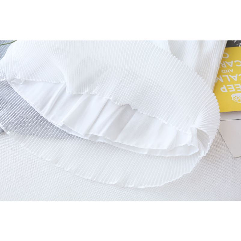 Áo Voan Hai Dây Xếp Ly Nhỏ Xinh Dễ Phối Đồ Thời Trang Mùa Hè Phong Cách Mới Cho Bạn Gái ML616